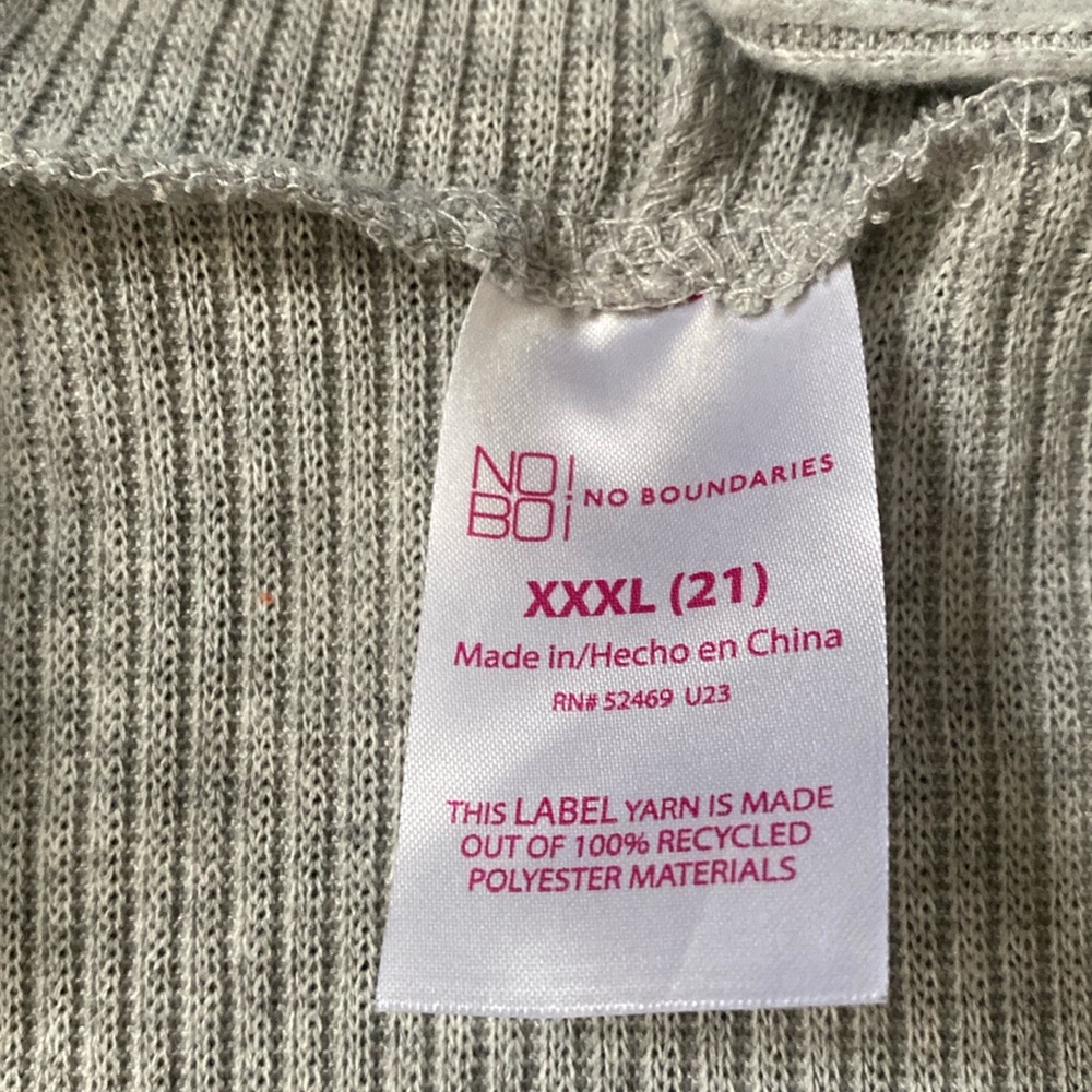 Gray no boundaries cardigan